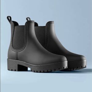 Jeffery Campbell waterproof Chelsea rainboot